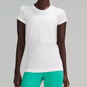 Lululemon Swiftly Tech Short-Sleeve Shirt 2.0 White/White size 10